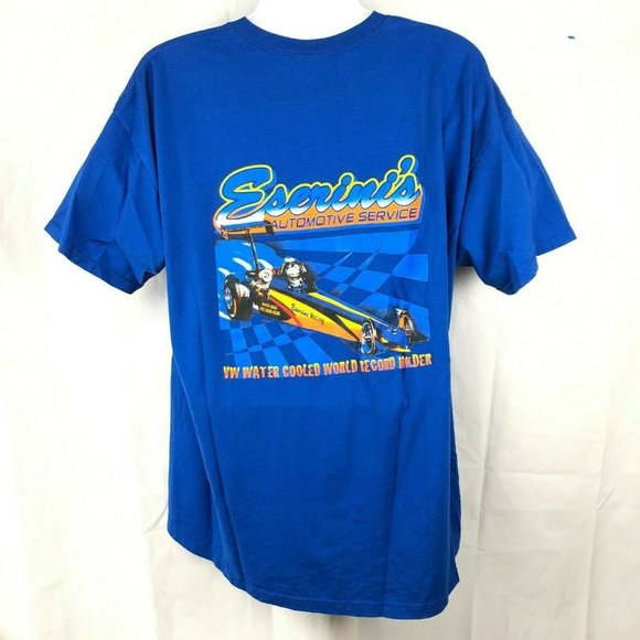 Eserinis Auto VR6 Dragster World Record Holder Mens T-Shirt 2XL VW Water Cooled - Picture 5 of 5